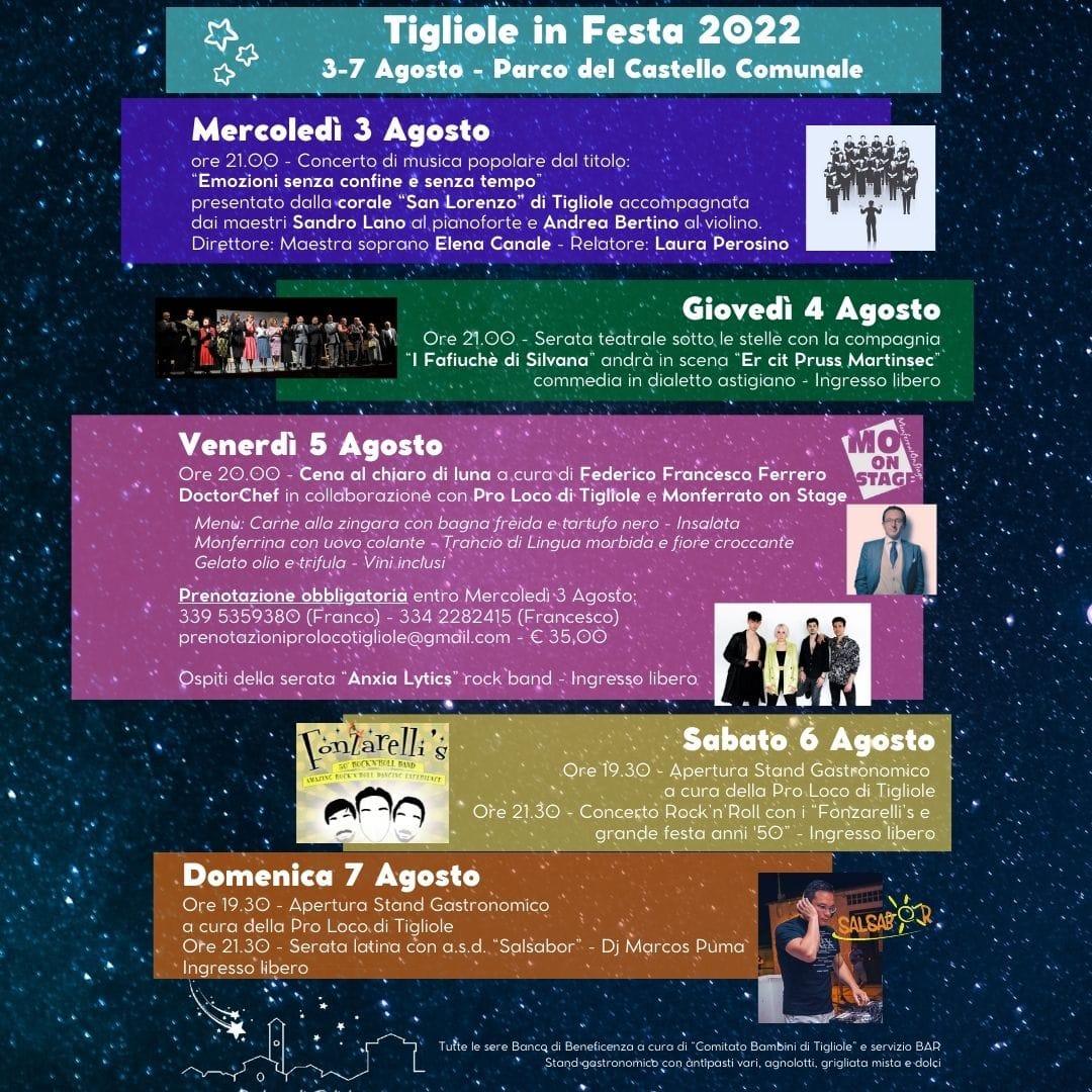 Tigliole | Tigliole in Festa 2022