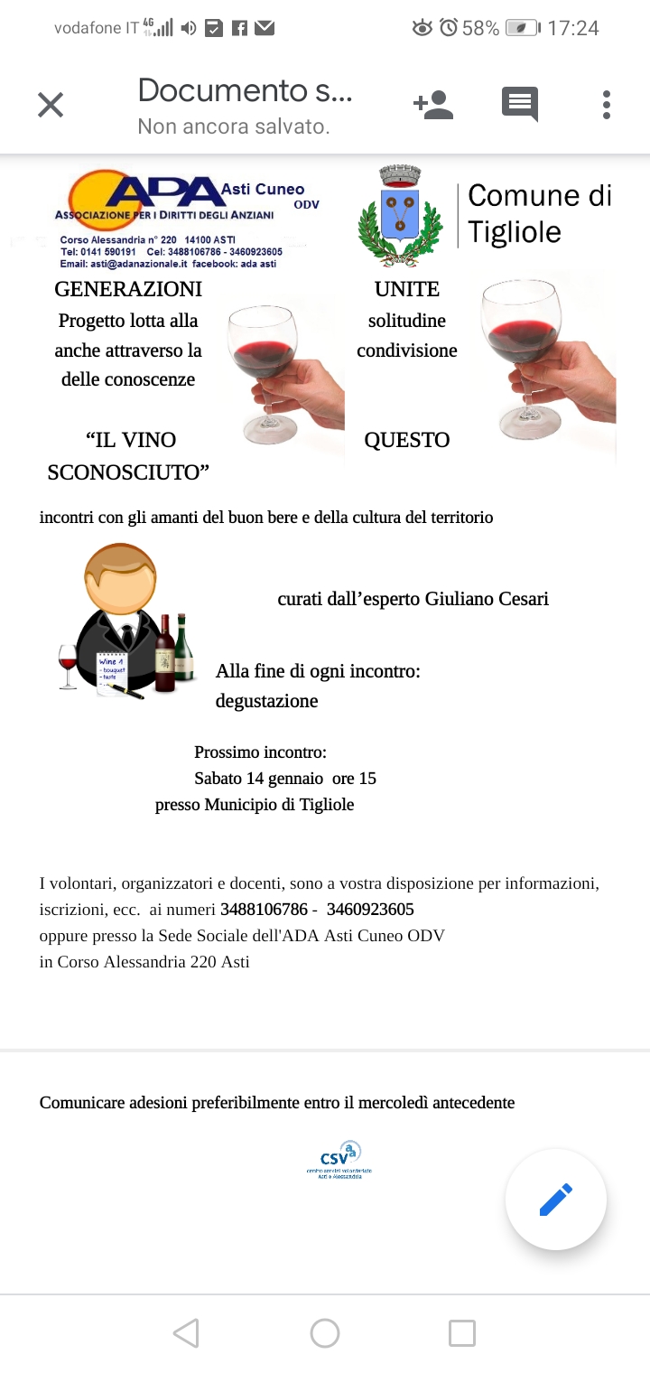 Il vino questo sconosciuto